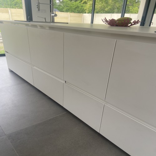 Photo de notre réalisation Une maison neuve avec sa cuisine ouverte 