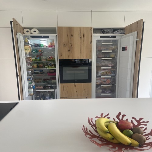 Photo de notre réalisation Une maison neuve avec sa cuisine ouverte 