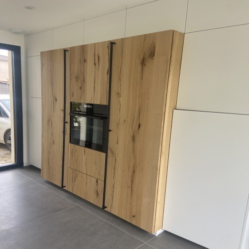 Photo de notre réalisation Une maison neuve avec sa cuisine ouverte 